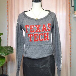 PINK Victoria's Secret Texas Tech Long sleeve crew sweatshirt size Small
